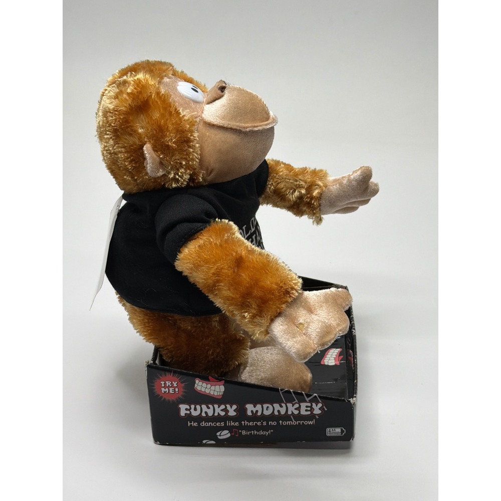 Spencer's Funky Monkey Older Than Dirt Dancing Singing Birthday Plush Toy 1968 - Picture 2 of 6